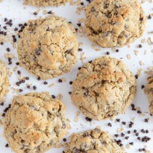 Oatmeal Chocolate Chip, Huge cookie loaded with oats and semi-sweet chocolate chips