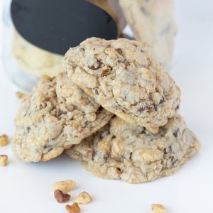 Huge cookie loaded with semi-sweet chocolate chips and walnuts.